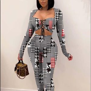 Two-Piece Elegant Outing Outfit